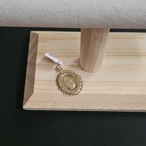 14k Gold Cz Pendant